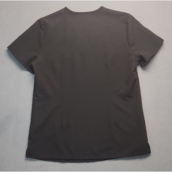 Figs The Technical Collection Catarina One‎ Pocket Scrub Top Black Size Small - Picture 4 of 5
